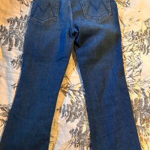 MOTHER Dark Blue Flare Jeans